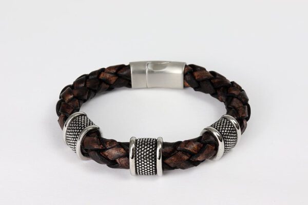 Pulsera Cuero 10mm Hombre