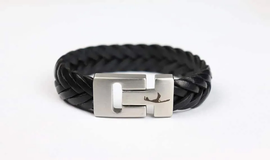 Pulsera Ancho Cuero Surfista