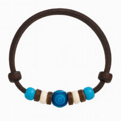 Pulsera Surfera Hombre Mujer - echo en doble cuero. resistente al agua del mar.