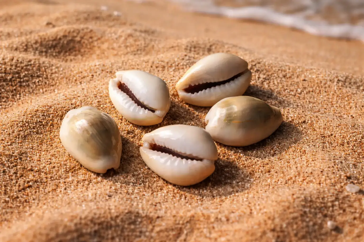 Pulseras de Conchas playa con arena