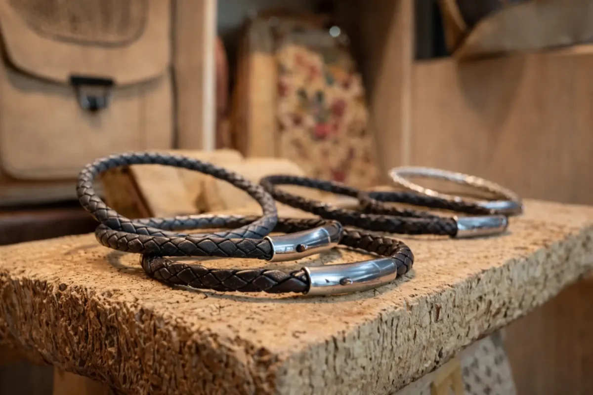 Descubre Las Pulseras de Cuero hechos para Damas y caballeros.