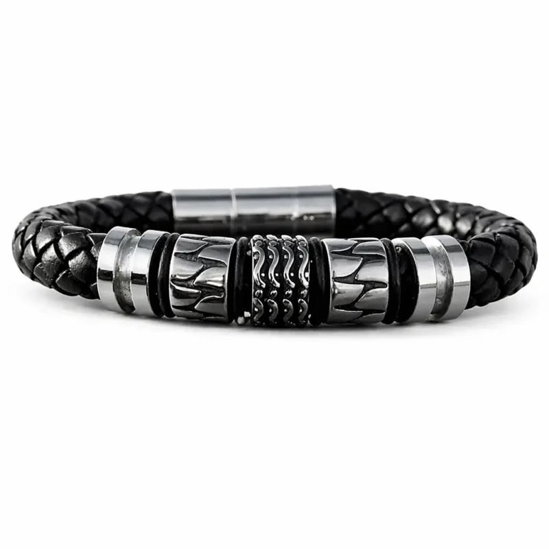 Hechos a Mano, Pulseras de Cuero de cabra ideal para Hombres