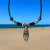 collar surfero con colgante de tabla Surf para Damas y hombres