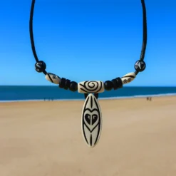collar surfero con colgante de tabla Surf para Damas y hombres